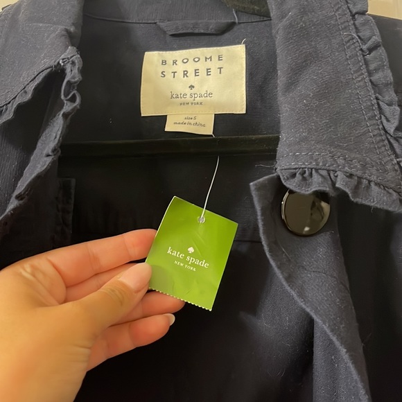 New with tags size small Kate spade navy coat - Picture 3 of 5